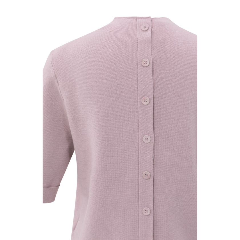 Feinstrickpullover - Stehkragen