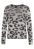 Feinstrickpullover - Animalprint