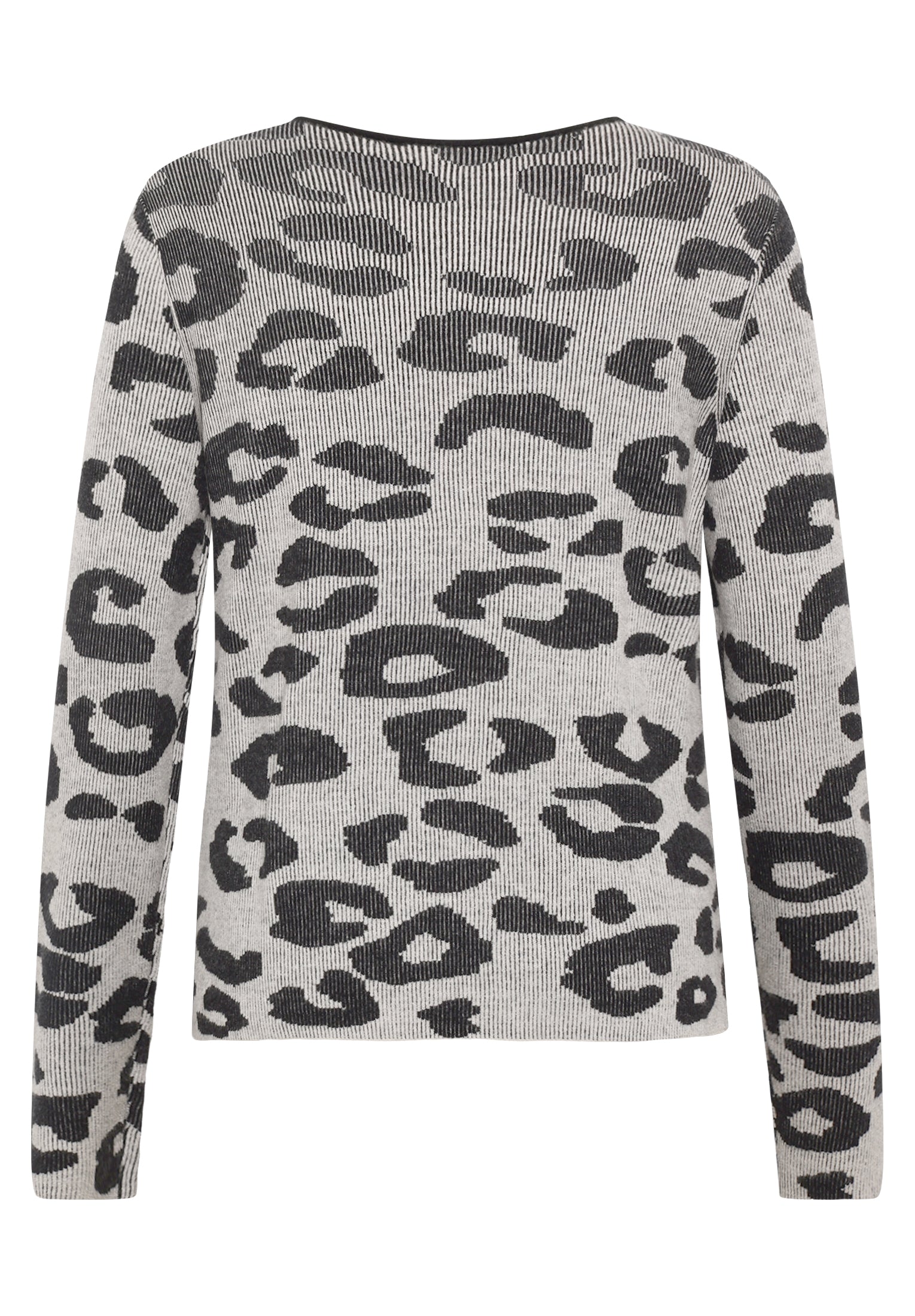 Feinstrickpullover - Animalprint