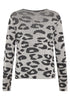 Feinstrickpullover - Animalprint
