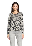 Feinstrickpullover - Animalprint