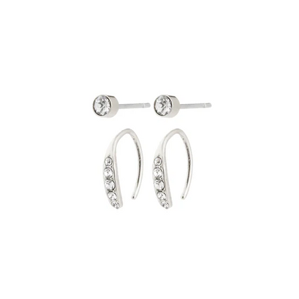 Ohrringe -GIONNI- versilbert