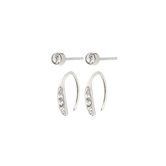 Ohrringe -GIONNI- versilbert