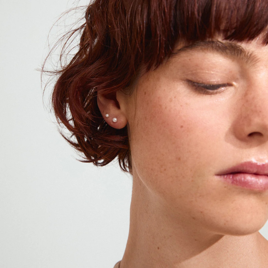 Perlen-Ohrringe -JOHANNE- 2in1 Set