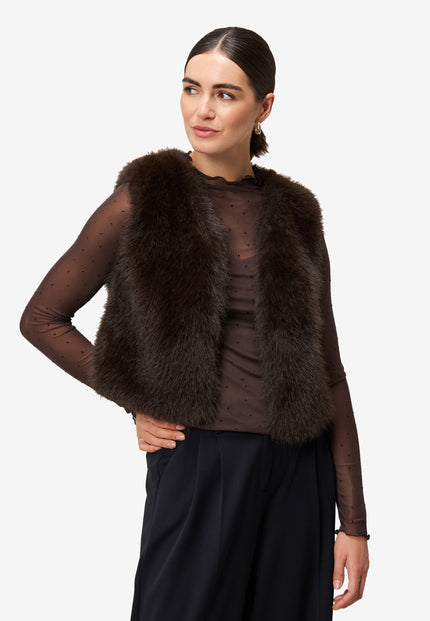Weste - Fake Fur