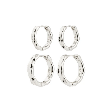 Ohrringe -DARBY- versilbert