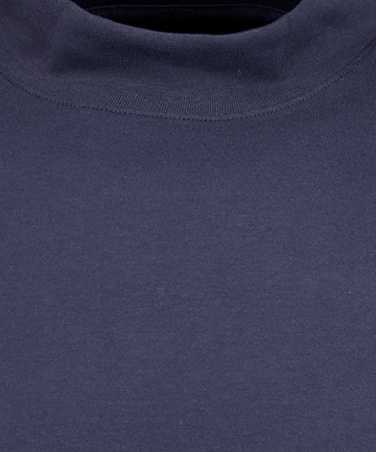 Langarmshirt - Stehkragen