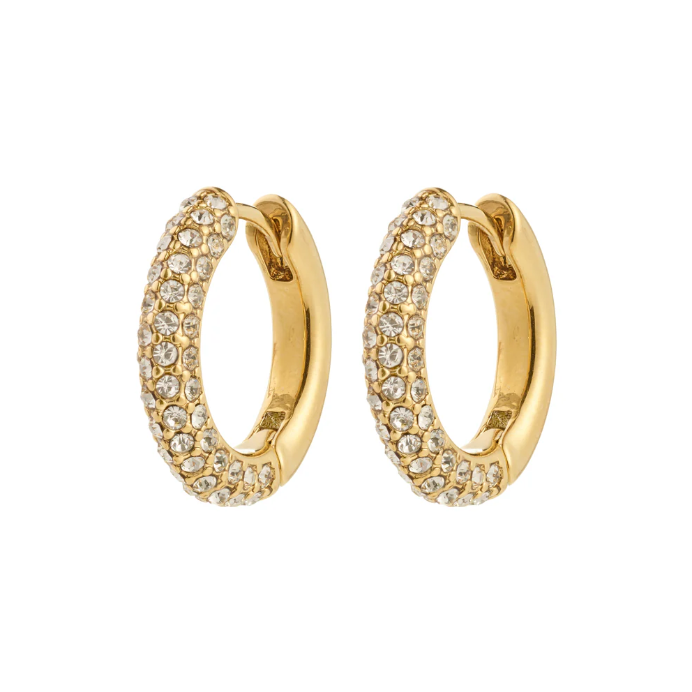 Medium Hoops -TATUM- vergoldet