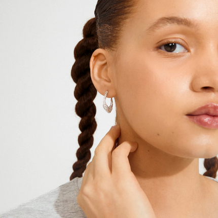 Ohrringe -FENIX- versilbert