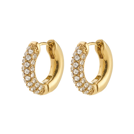 kleine Hoops -TATUM- vergoldet