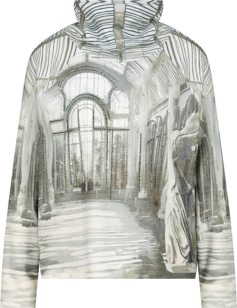 Sweatshirt - Rollkragen