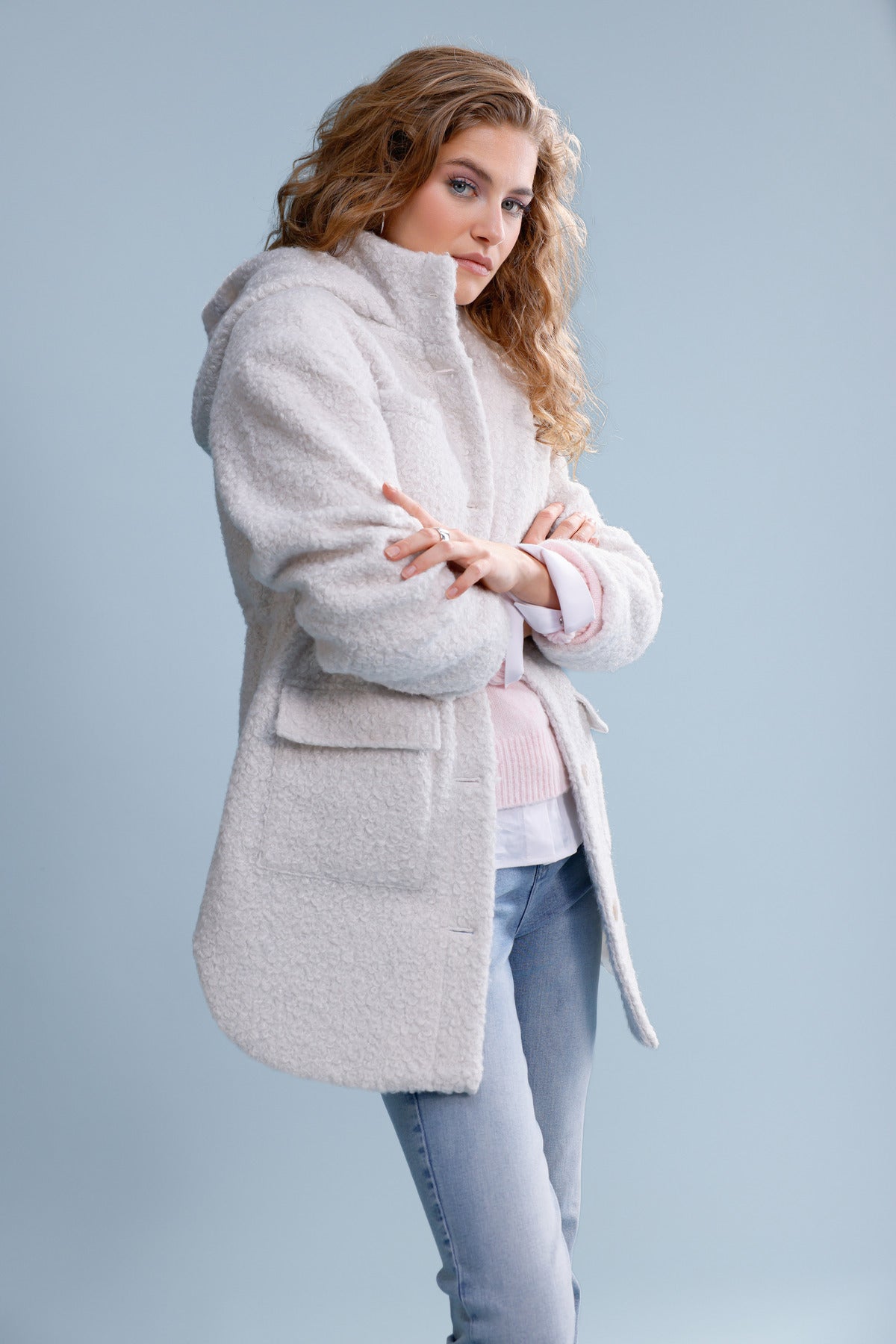 Jacke - Teddyplüsch