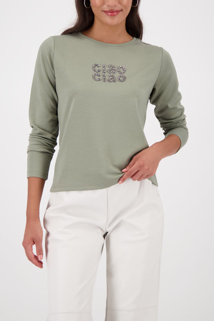 Langarmshirt - Schriftzug