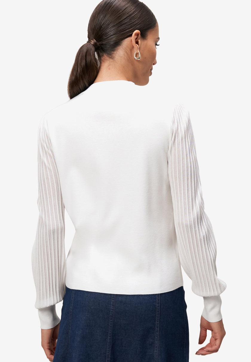 Strickpullover - Stehkragen