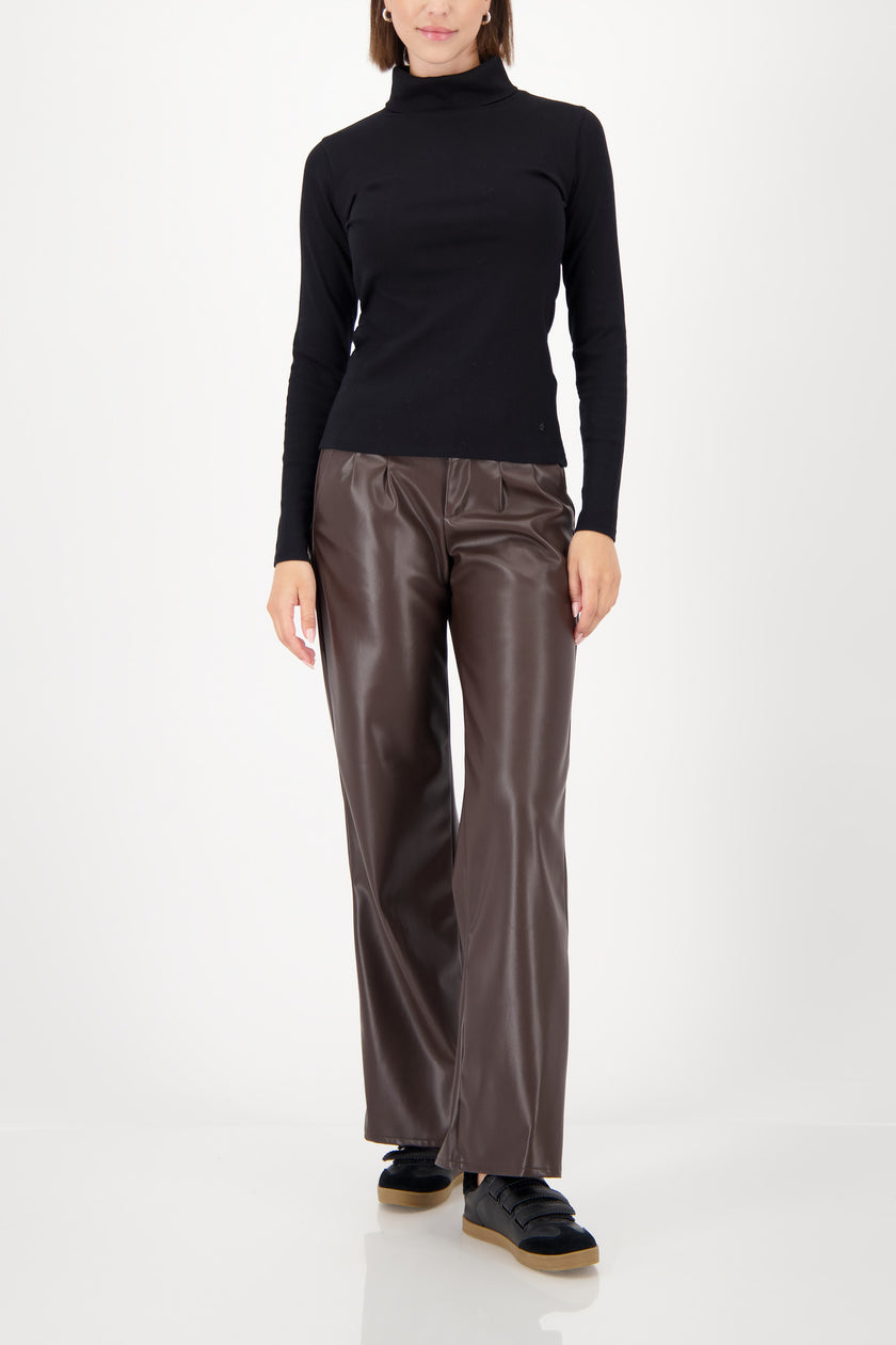 Langarmshirt - Rollkragen