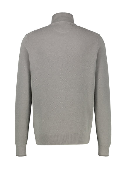 Strickjacke - Stehkragen