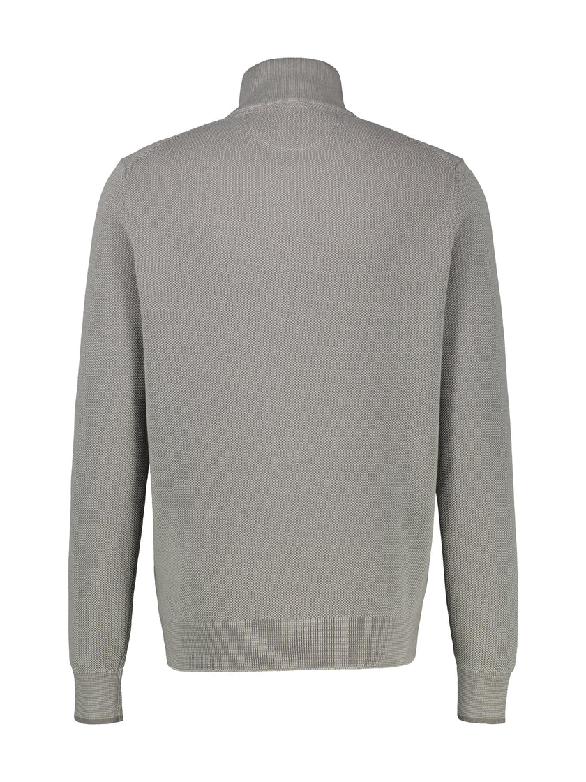 Strickjacke - Stehkragen