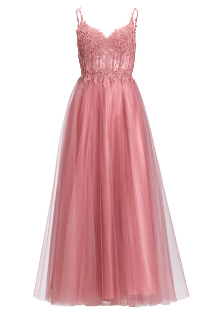 Tüllkleid - Stickerei