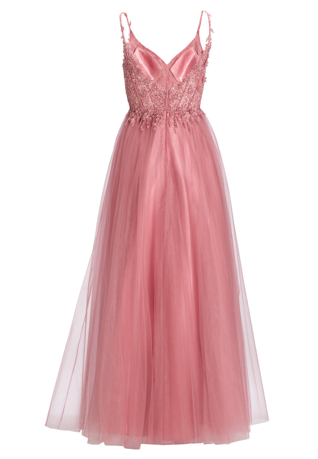 Tüllkleid - Stickerei