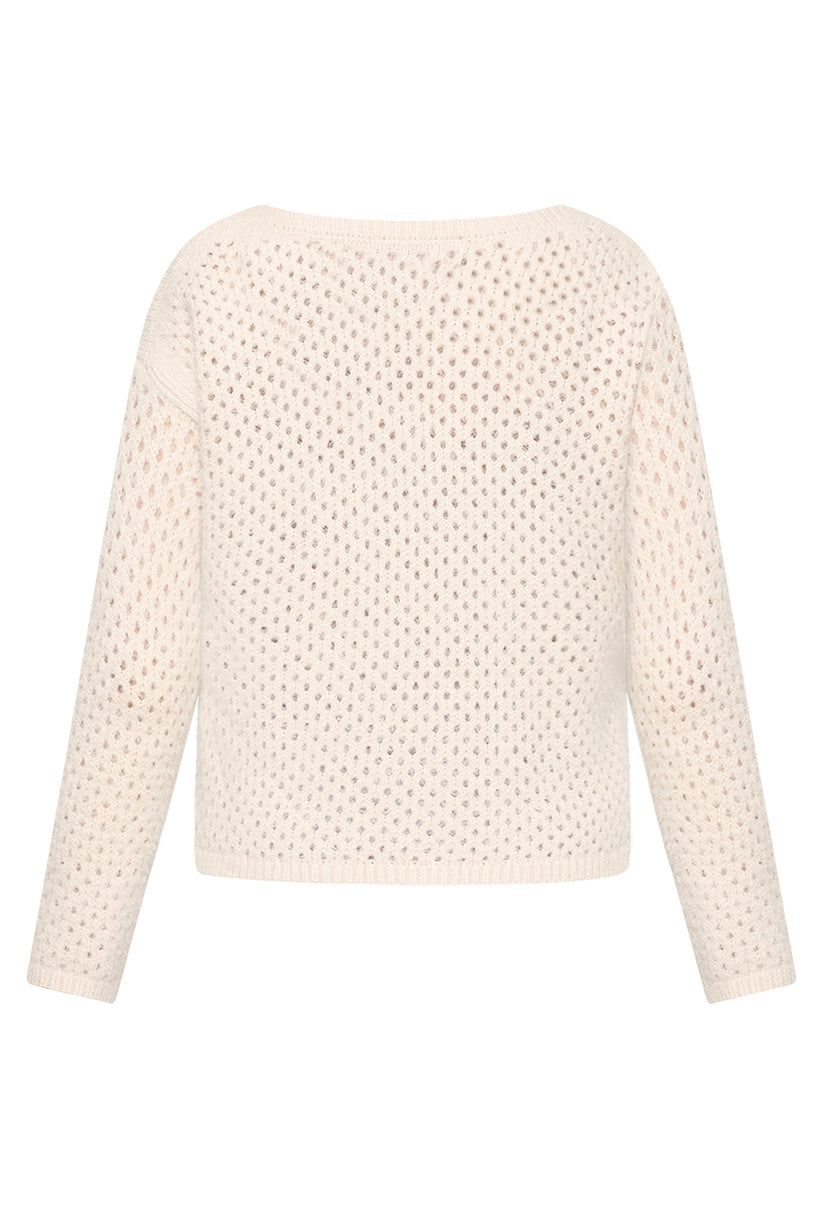 Pullover - Lochstrick