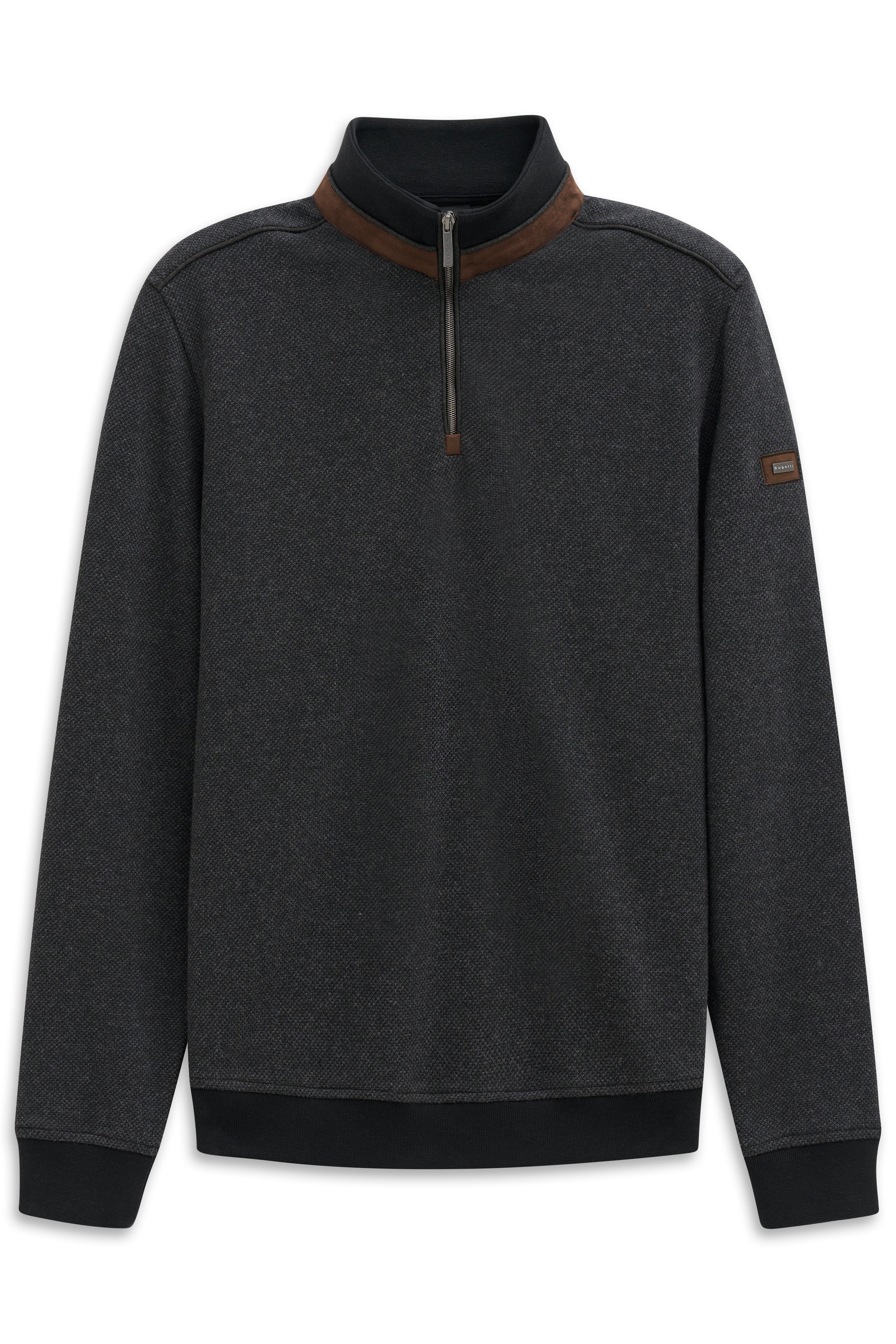 Sweatshirt - Stehkragen