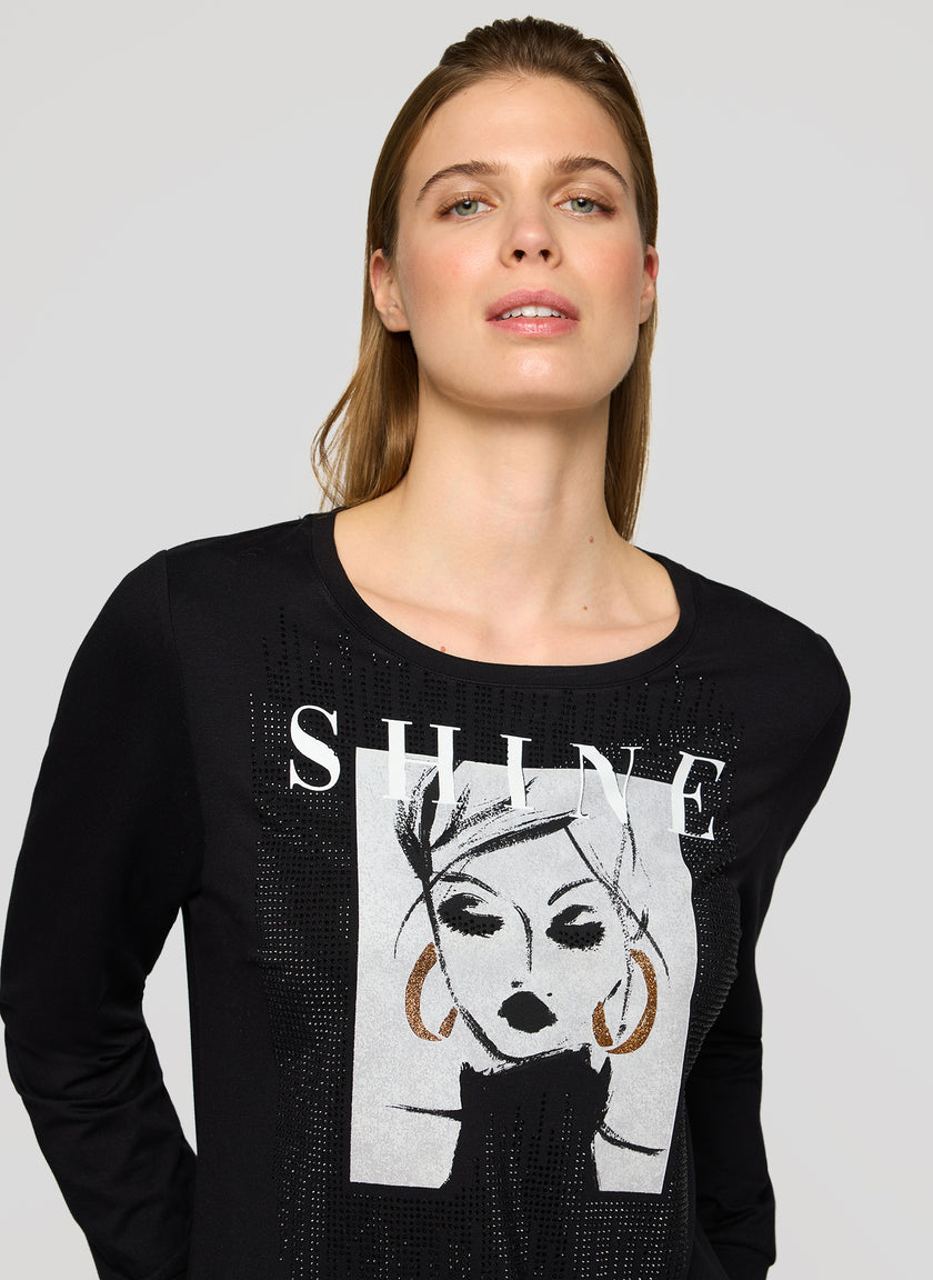 Shirt - Black Sparkle