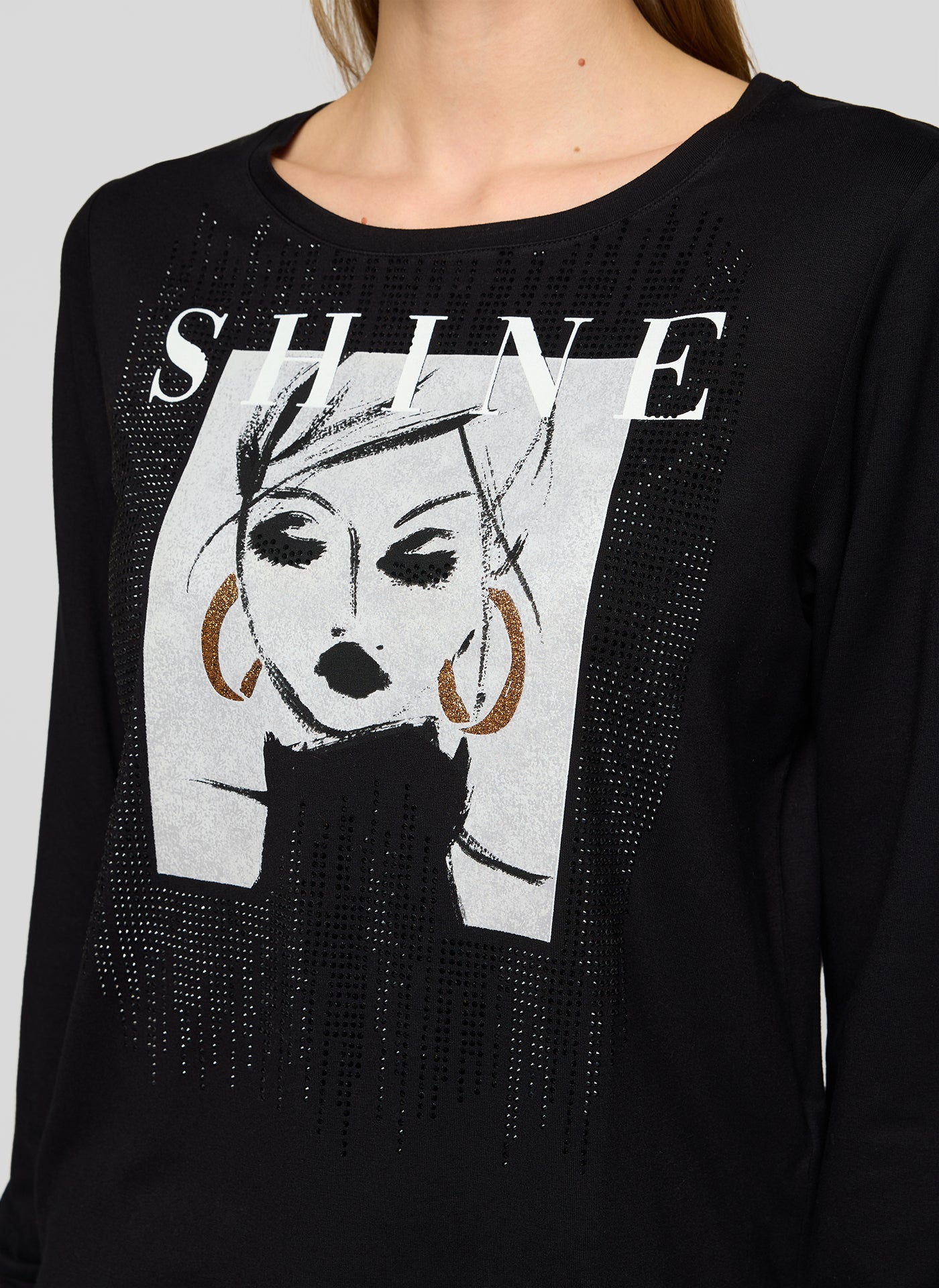 Shirt - Black Sparkle