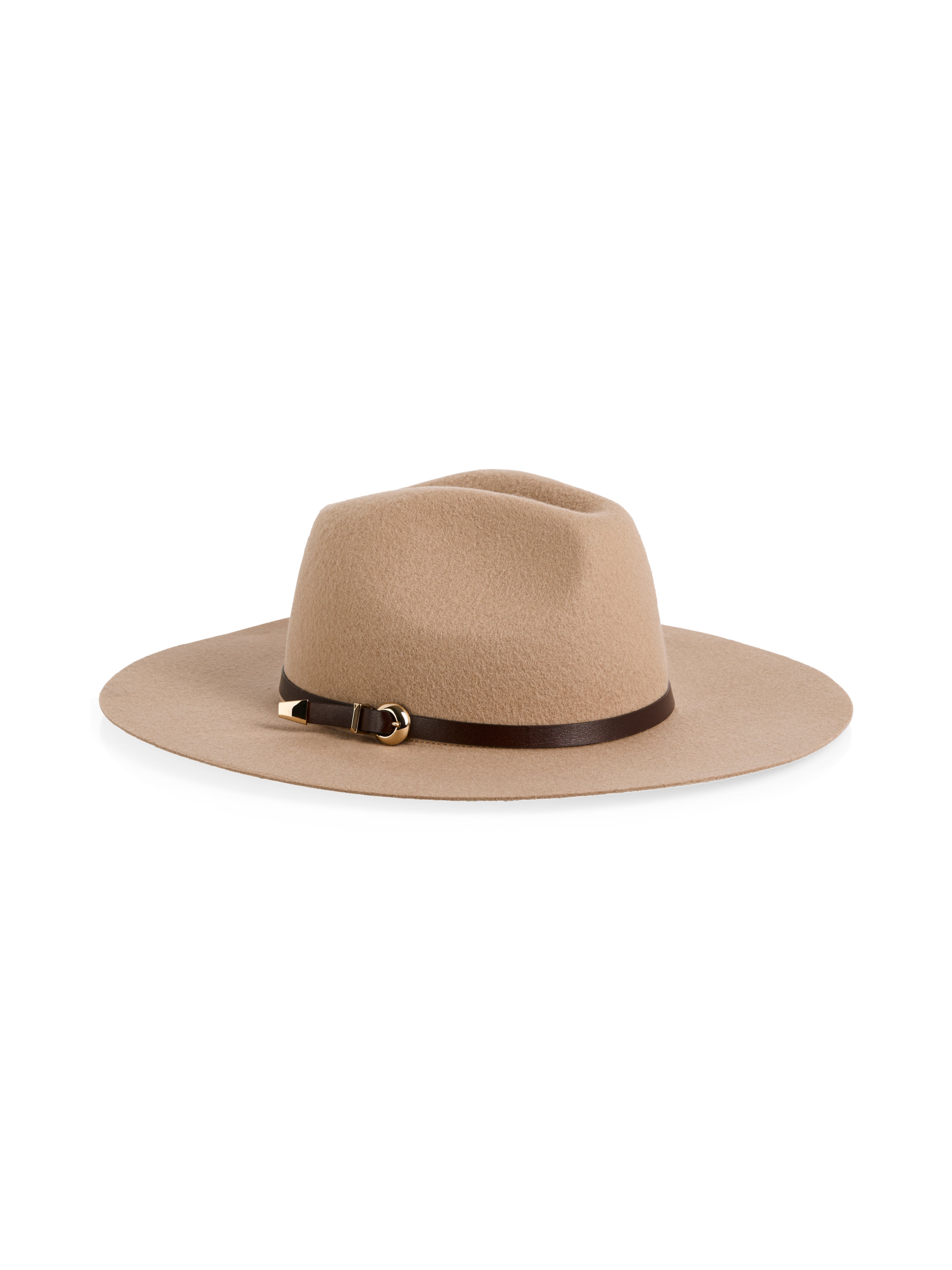 Fedora Hut - Wolle mit Lederband