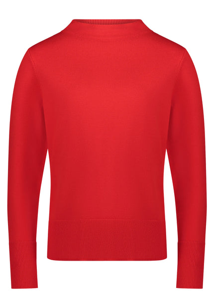 Strickpullover - Stehkragen