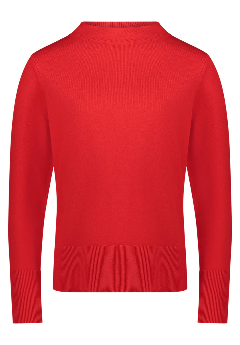 Strickpullover - Stehkragen