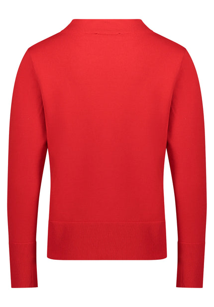 Strickpullover - Stehkragen