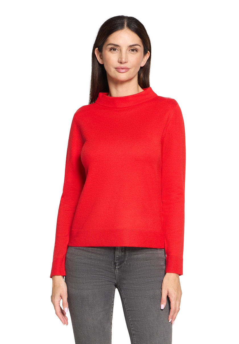 Strickpullover - Stehkragen