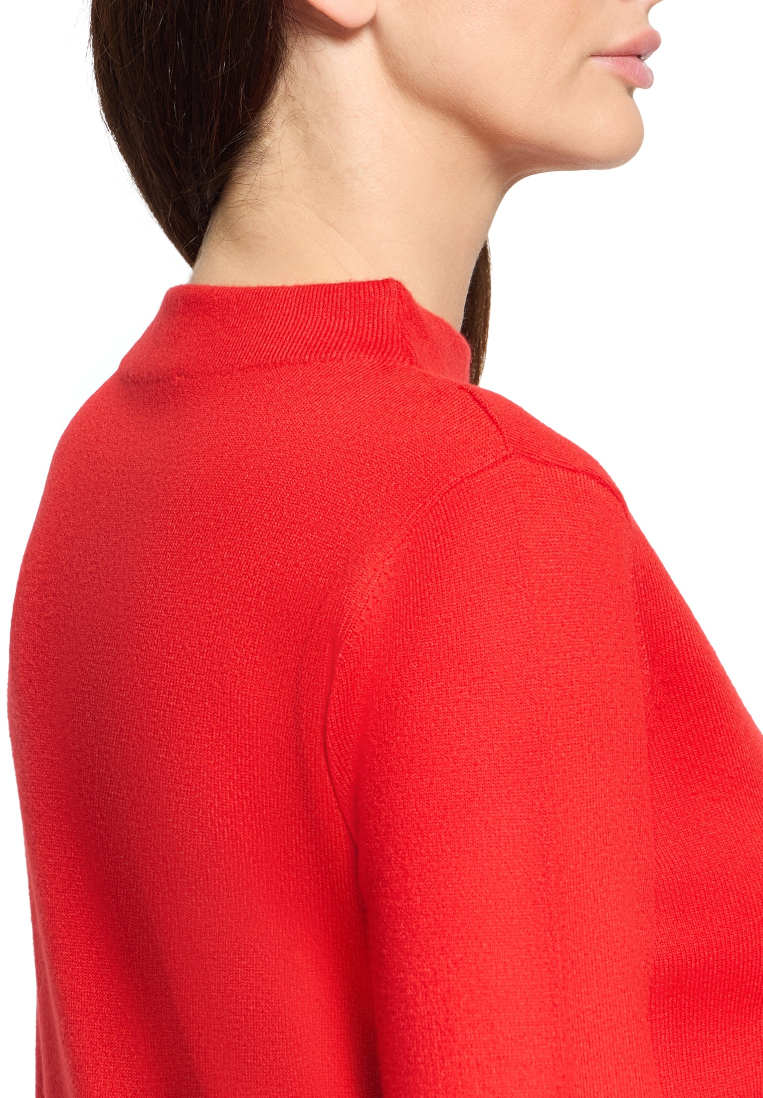 Strickpullover - Stehkragen