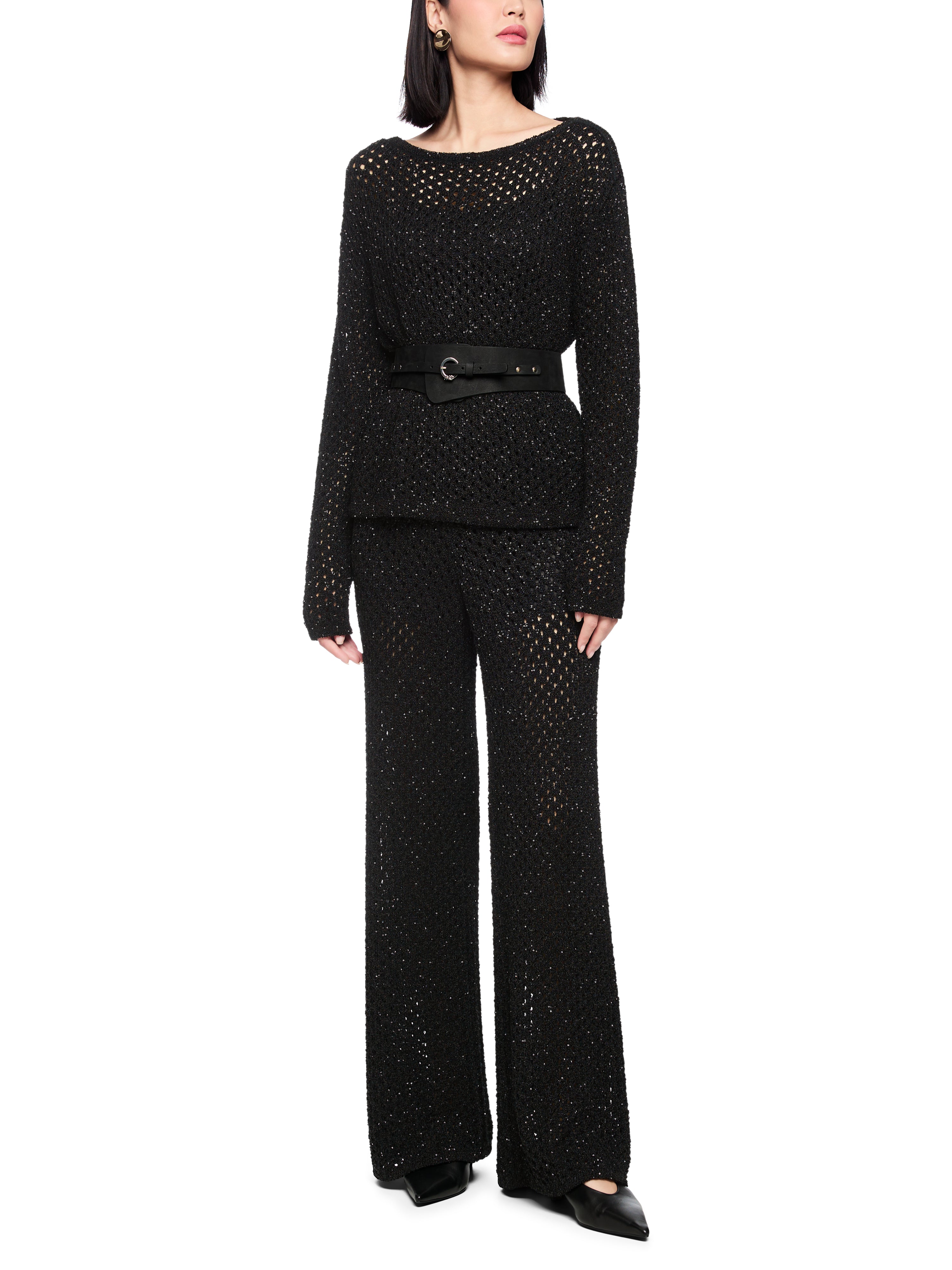 Strickpullover - Pailletten