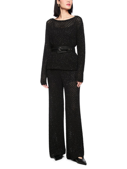 Strickpullover - Pailletten