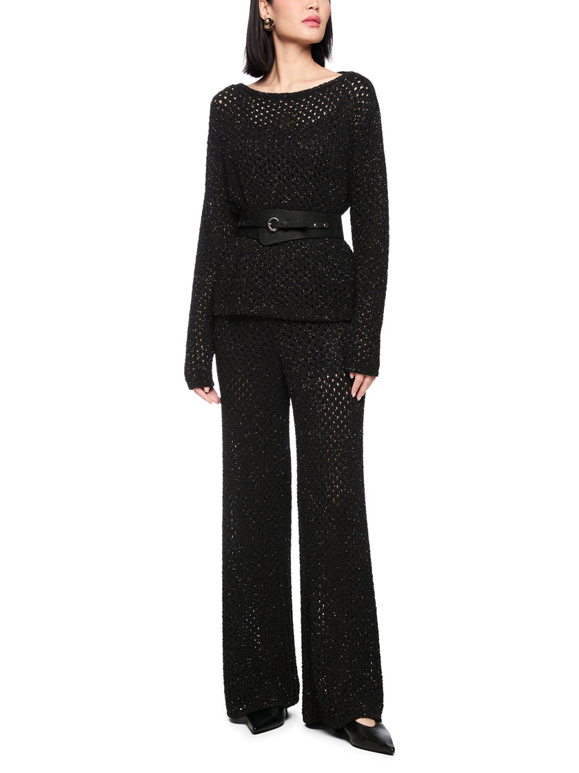 Strickpullover - Pailletten