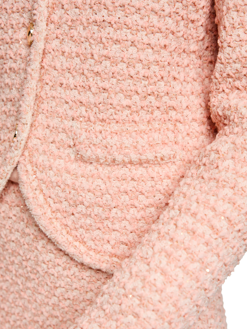 Cardigan - Paillettengarn