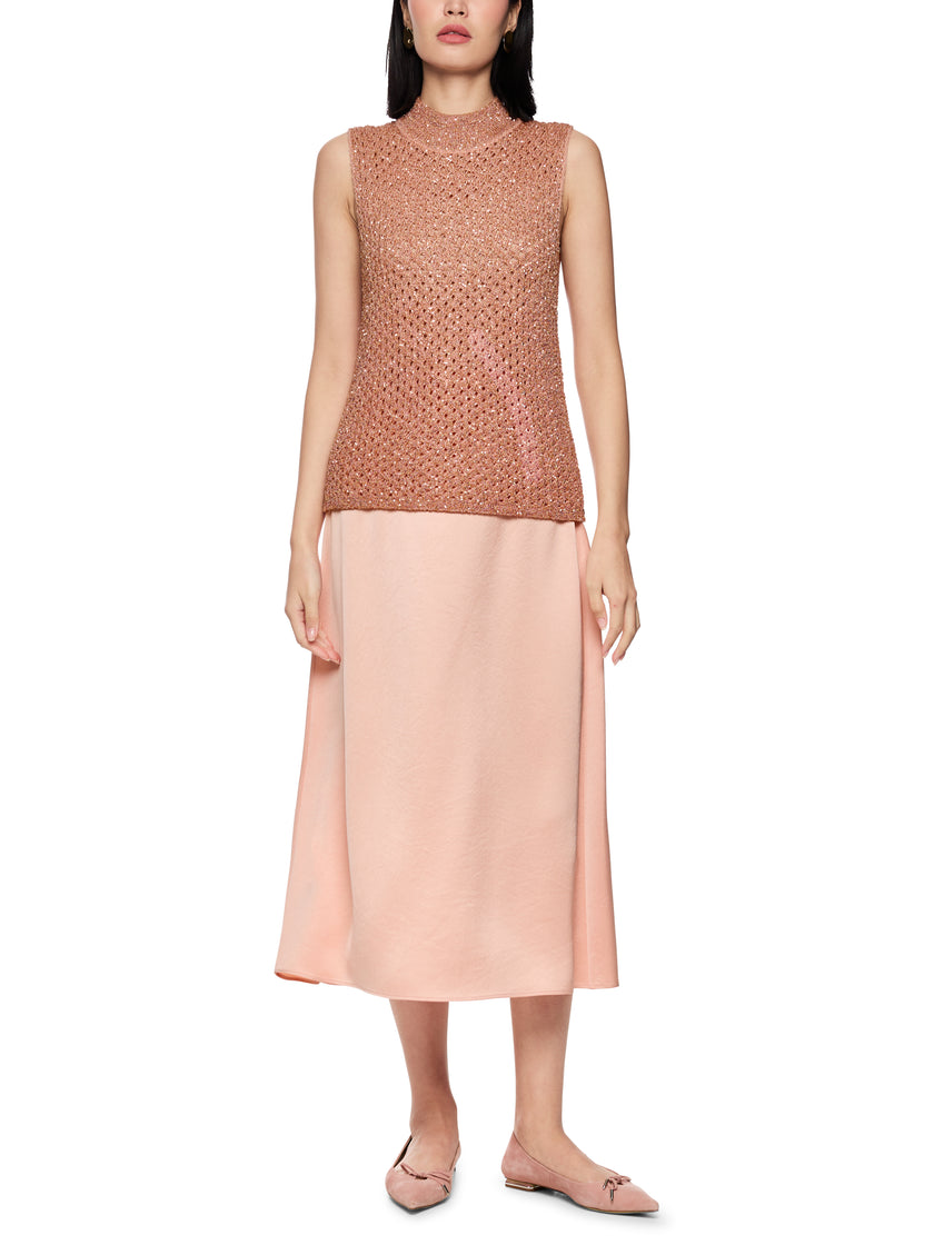 Strick-Top - Lochmuster