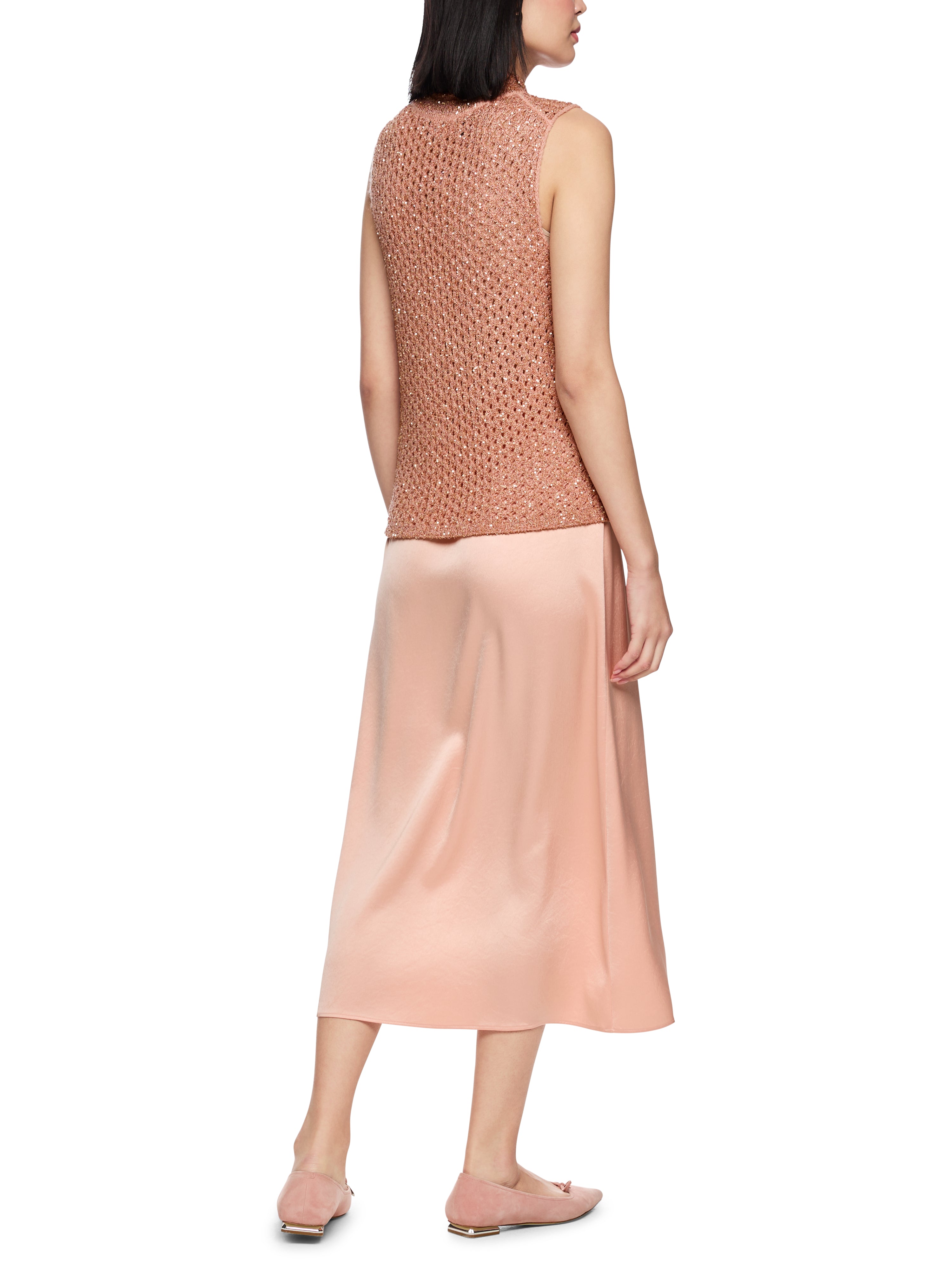 Strick-Top - Lochmuster