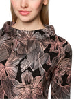 Halbarm-Shirt - Blumenprint