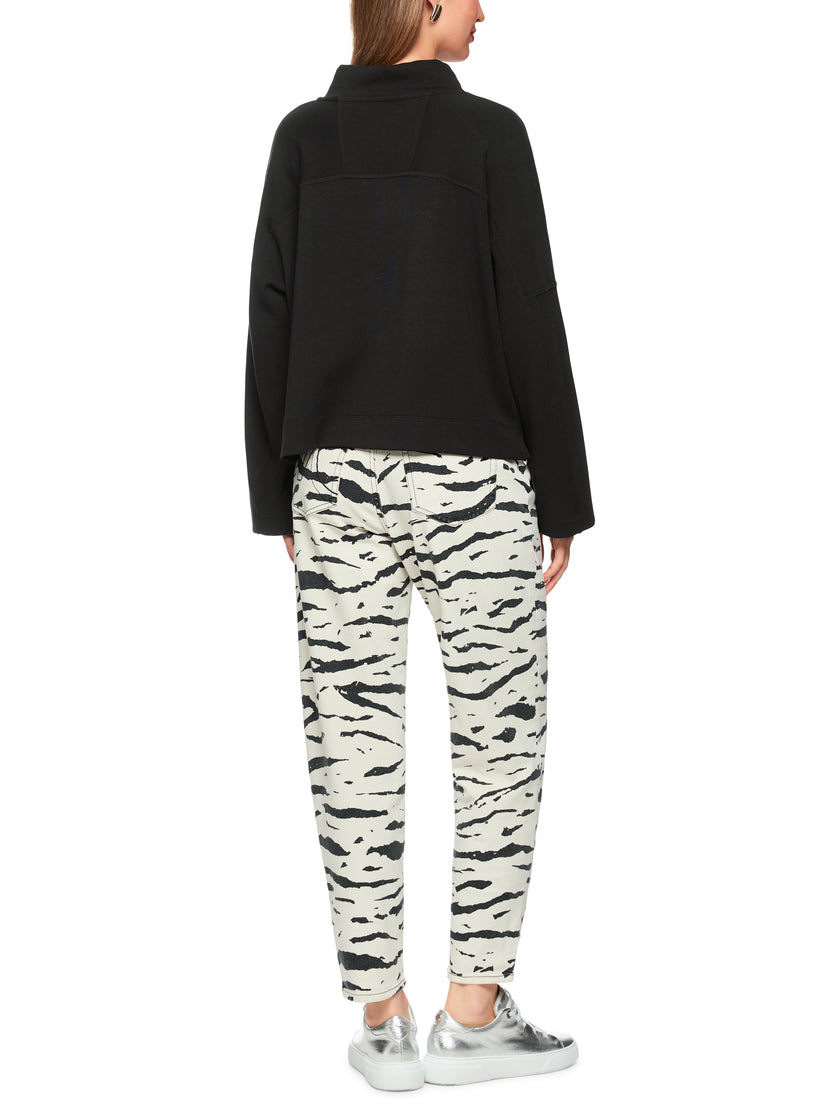 Sweatshirt - Perlenapplikation