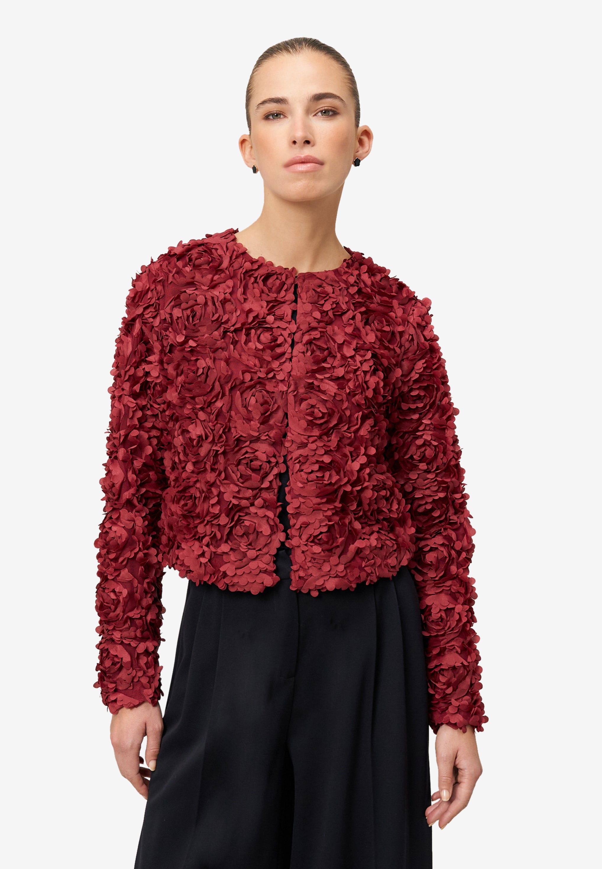Bolero-Jacke - 3D Blumen