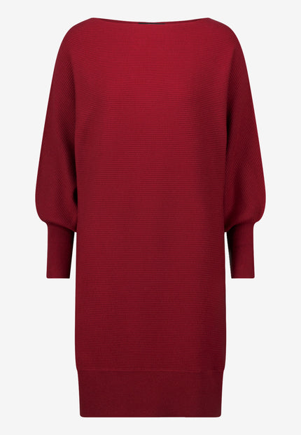 Strickkleid -  U-Boot Ausschnitt