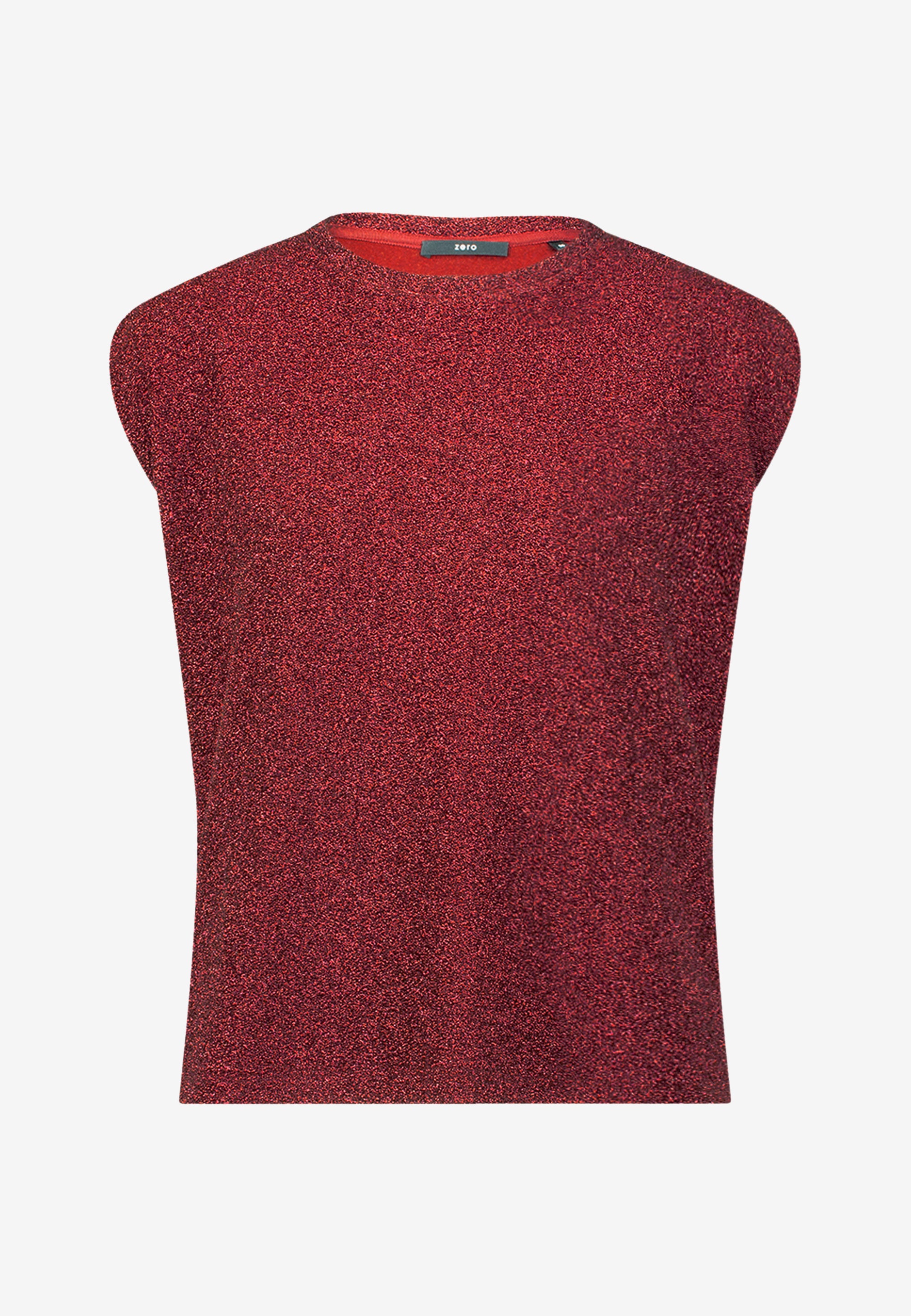 Glitzer-Shirt - Rundhalsausschnitt