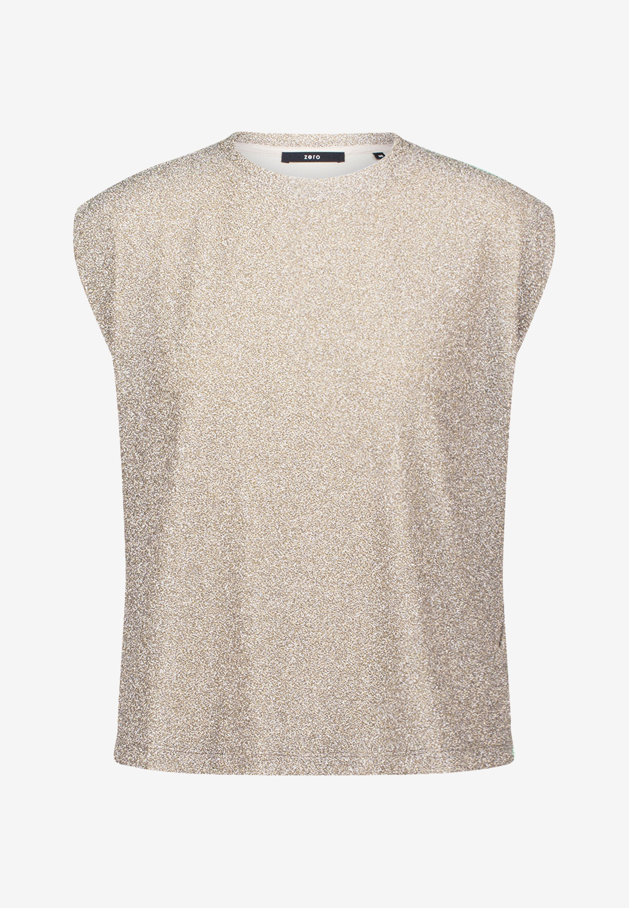Glitzer-Shirt - Rundhalsausschnitt