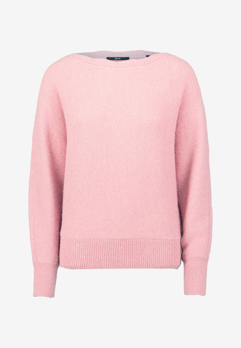 Strickpullover - Boatneck Ausschnitt