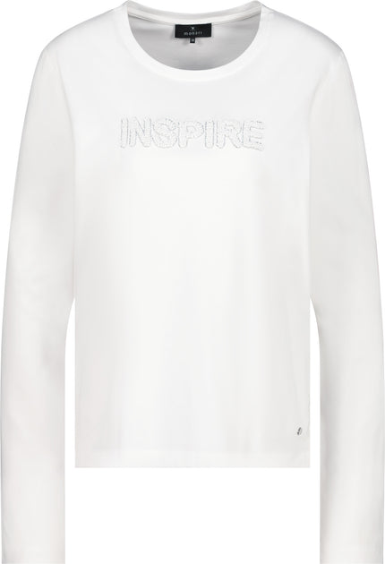 Langarmshirt - Perlen