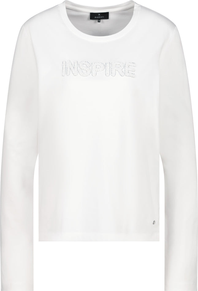 Langarmshirt - Perlen