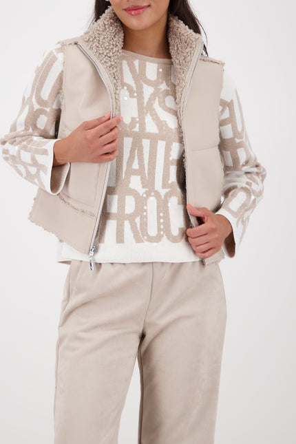 Weste - Lederimitat - Wender