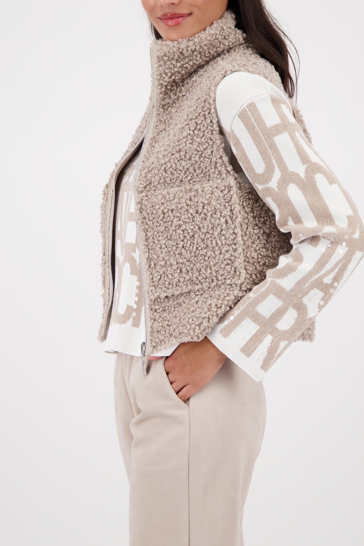 Weste - Lederimitat - Wender